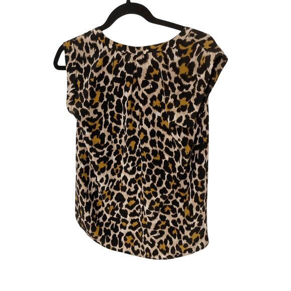 J. Crew Cheetah Career Women's Silk Blouse Animal Print Western Office Siren S - Picture 5 of 5